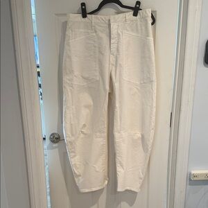 Nili Lotan Cream Wide Leg Pants 2609988